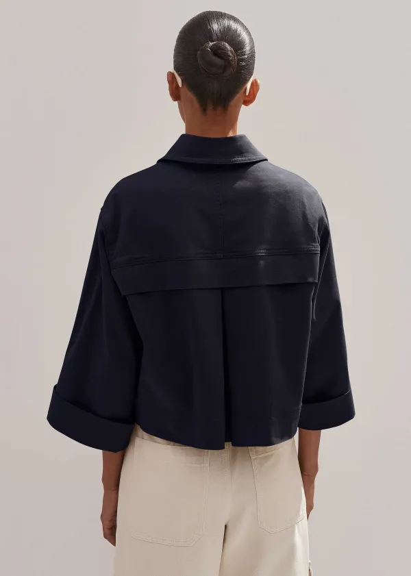 cotton_twill_casual_swing_jacket_4.webp ME+EM Cotton Twill Casual Swing Jacket | Women Crop Jackets