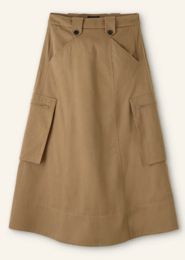 cotton_utility_midi_skirt_6.webp ME+EM Cotton Utility Midi Skirt | Women Skirts