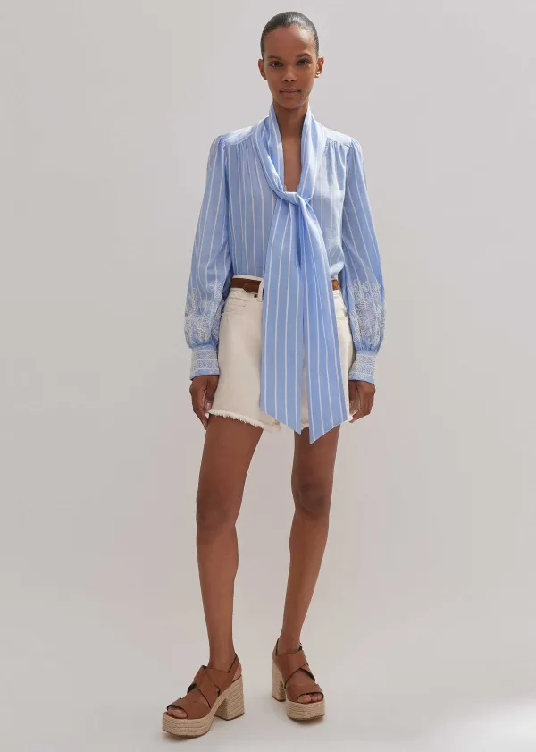 cotton_voile_lace_embroidered_top__tie_3.webp ME+EM Cotton Voile Lace Embroidered Top + Tie | Women Blouses