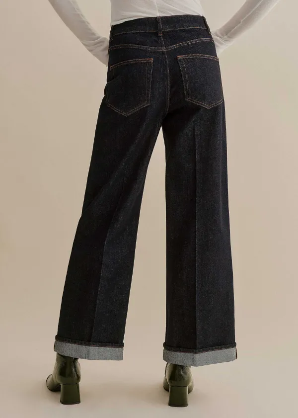 crease_front_turn_up_wideleg_jean_3.webp ME+EM Crease Front Turn Up Wide-Leg Jean | Women Wide-Leg Trousers