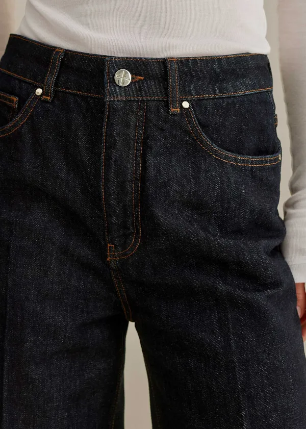 crease_front_turn_up_wideleg_jean_5.webp ME+EM Crease Front Turn Up Wide-Leg Jean | Women Wide-Leg Trousers