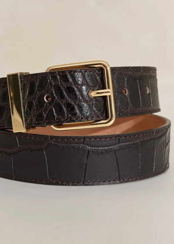 crocembossed_leather_belt_2.webp ME+EM Croc-Embossed Leather Belt | Women Belts And Jewellery