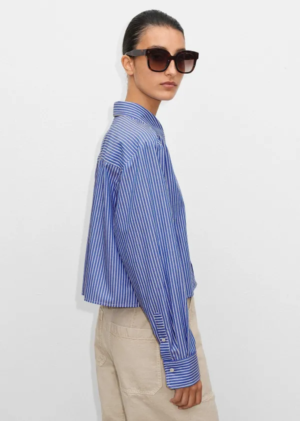 cropped_boxy_stripe_shirt_3.webp ME+EM Cropped Boxy Stripe Shirt | Women Shirts