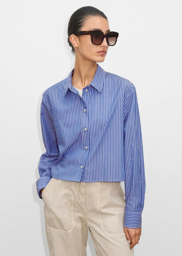 cropped_boxy_stripe_shirt_4.webp ME+EM Cropped Boxy Stripe Shirt | Women Shirts