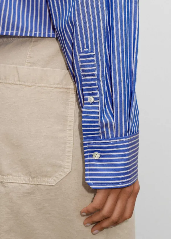 cropped_boxy_stripe_shirt_5.webp ME+EM Cropped Boxy Stripe Shirt | Women Shirts