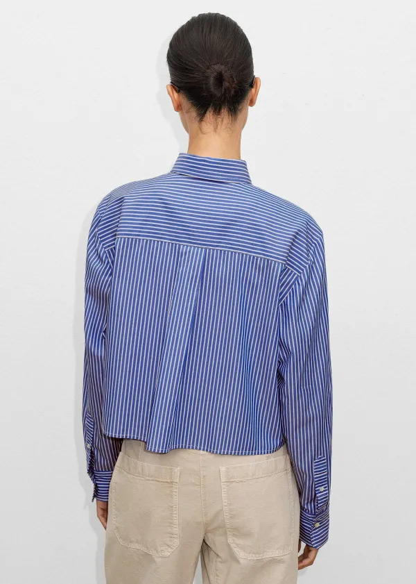cropped_boxy_stripe_shirt_7.webp ME+EM Cropped Boxy Stripe Shirt | Women Shirts