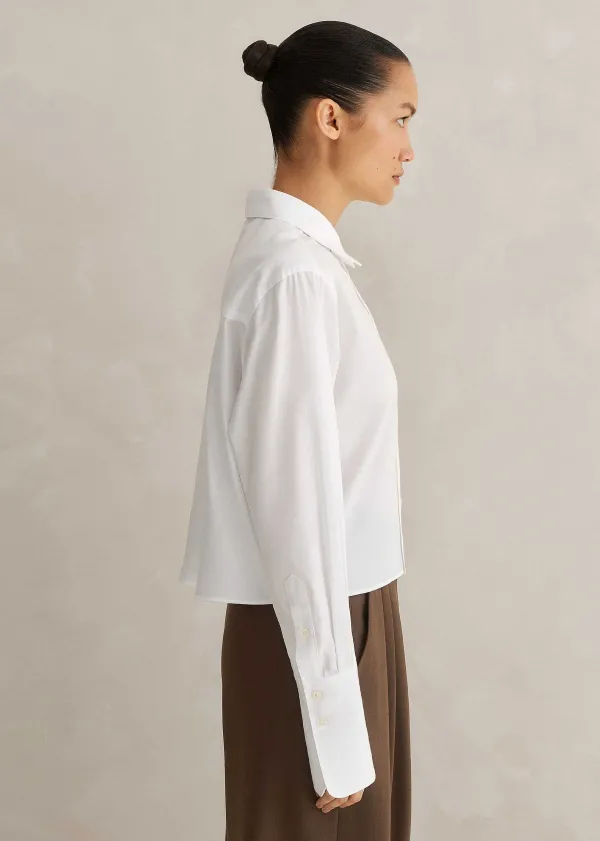 ME+EM Cropped Shirt | Women Shirts