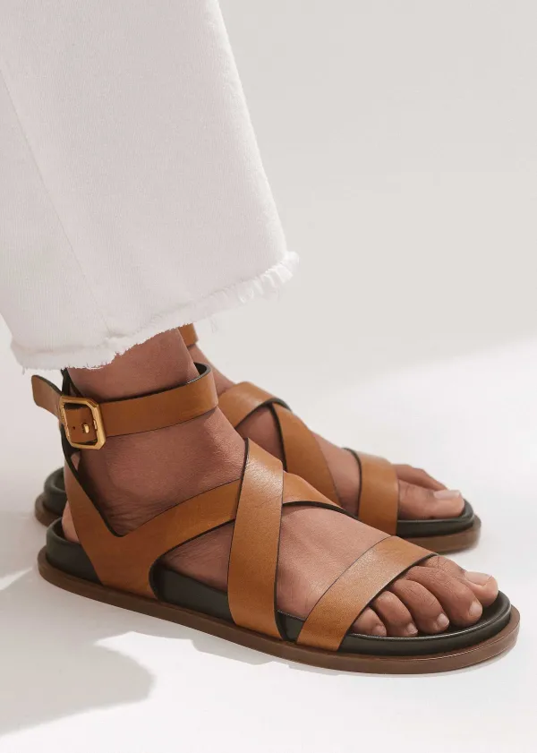 crossover_footbed_sandal_2.webp ME+EM Crossover Footbed Sandal | Women Flat Shoes