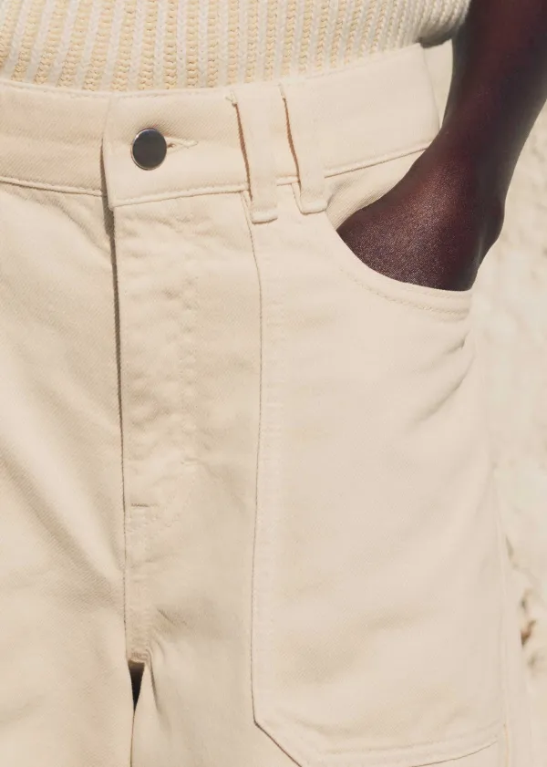 ME+EM Denim Baggy Cargo Jean | Women Cargo Trousers