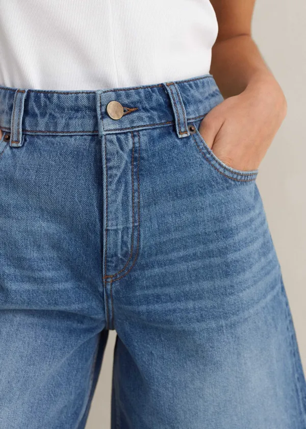 denim_highrise_bermuda_short_4.webp ME+EM Denim High-Rise Bermuda Short | Women Shorts