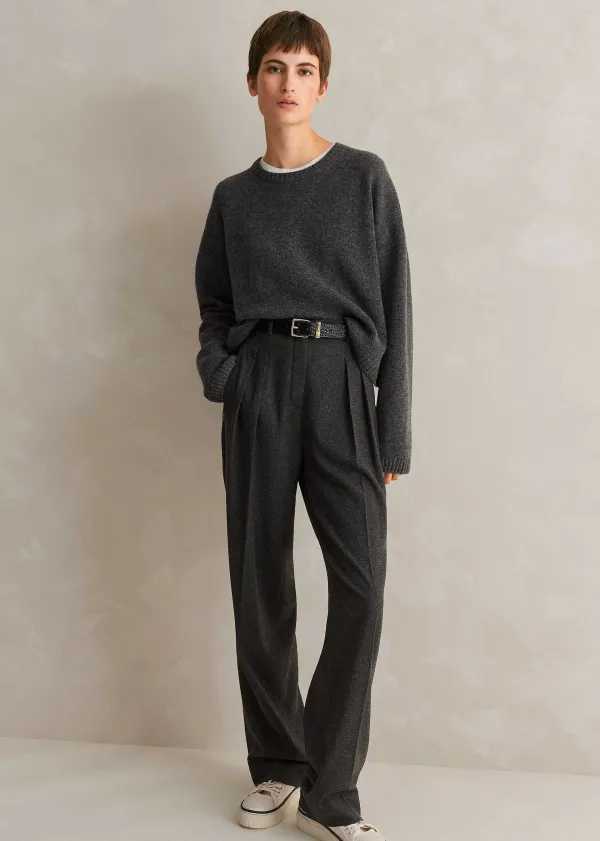 elongated_tapered_trouser_2.webp ME+EM Elongated Tapered Trouser | Women Tapered Trousers