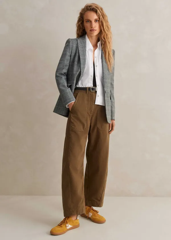 ME+EM Extreme Seam Casual Trouser | Women Crop Trousers