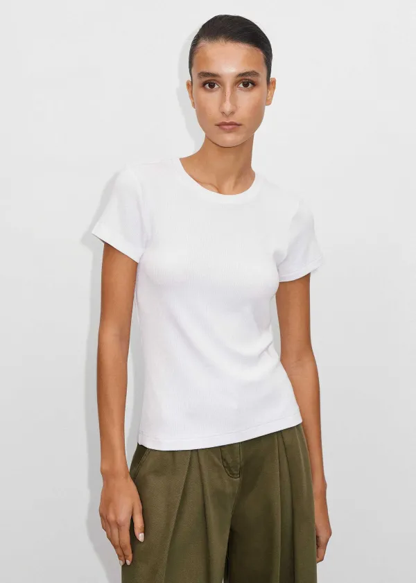 fitted_rib_tee_2.webp ME+EM Fitted Rib Tee | Women Beach & Summer Tops