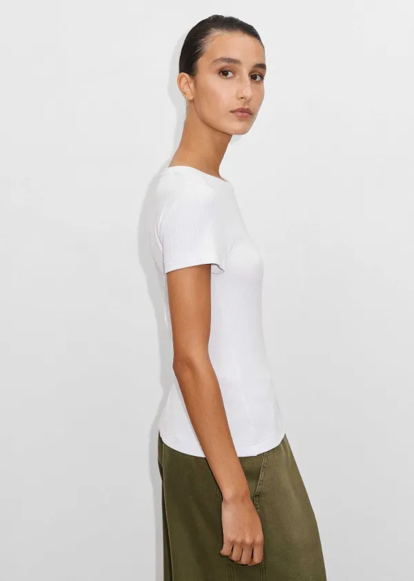 fitted_rib_tee_5.webp ME+EM Fitted Rib Tee | Women Beach & Summer Tops