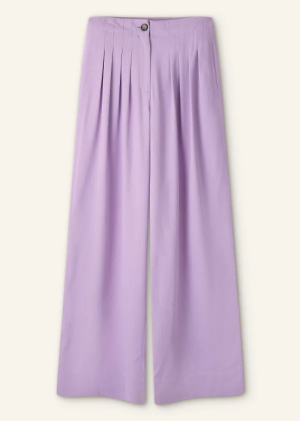 ME+EM Fluid Micro Pleat Wide-Leg Trouser | Women Wide-Leg Trousers
