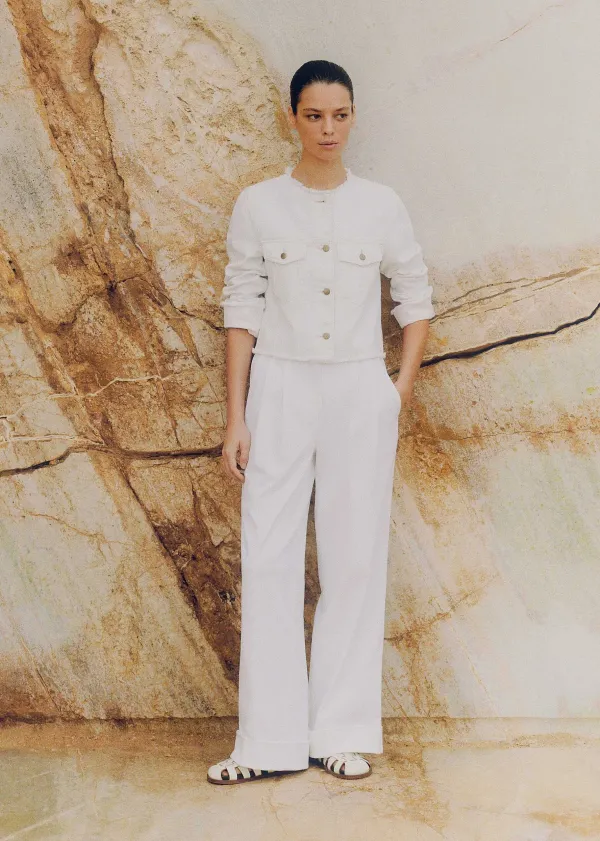 frayed_edge_denim_crop_jacket_2.webp ME+EM Frayed Edge Denim Crop Jacket | Women Crop Jackets