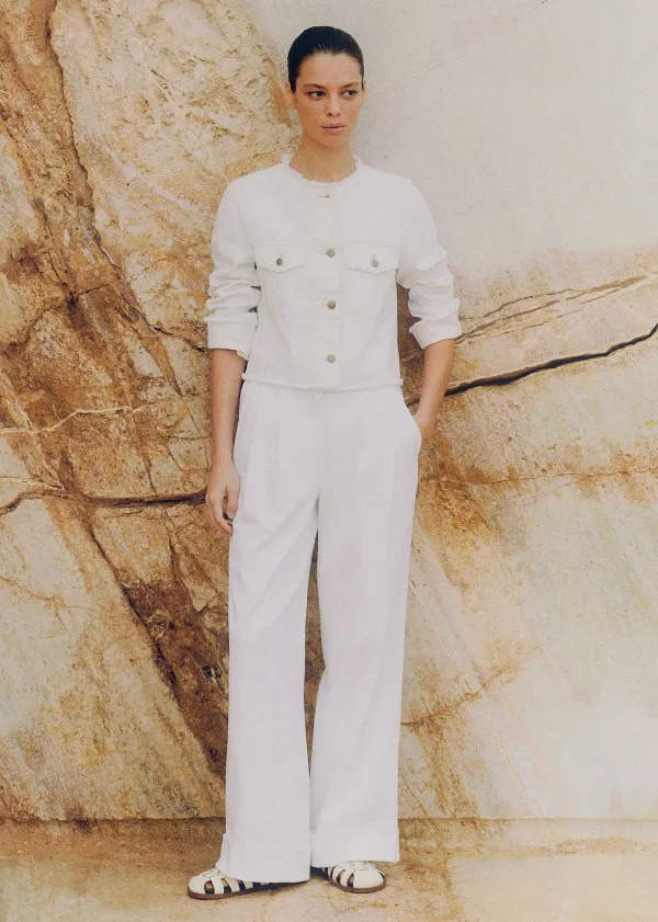 frayed_edge_denim_crop_jacket__trouser_coord_5.webp ME+EM Frayed Edge Denim Crop Jacket + Trouser Co-Ord | Women Suits And Co-Ords