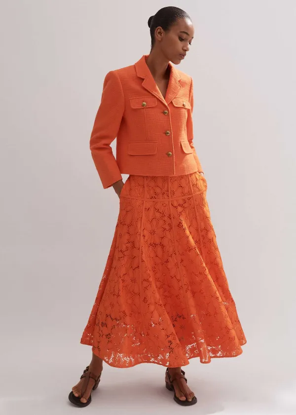 ME+EM Guipure Lace Skirt | Women Skirts