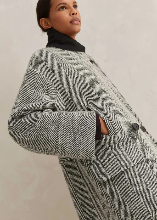 herringbone_towntocountry_coat_3.webp ME+EM Herringbone Town-To-Country Coat | Women Coats