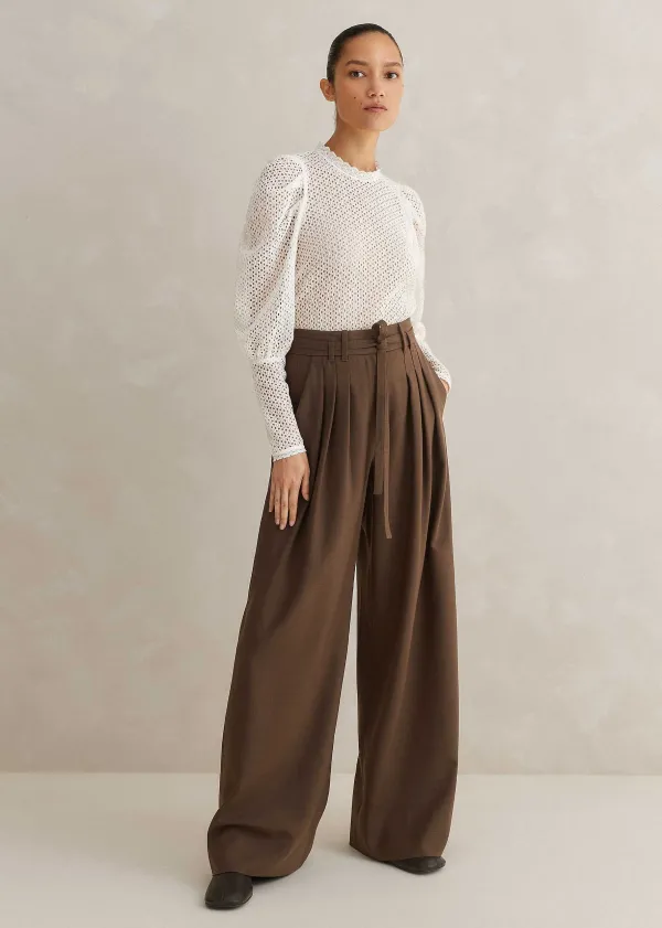 high_waisted_multi_pleat_trouser__belt_2.webp ME+EM High Waisted Multi Pleat Trouser + Belt | Women Wide-Leg Trousers