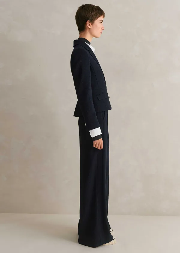 ME+EM High Waisted Wide Leg Trouser + Jacket Suit | Women Suits And Co-Ords