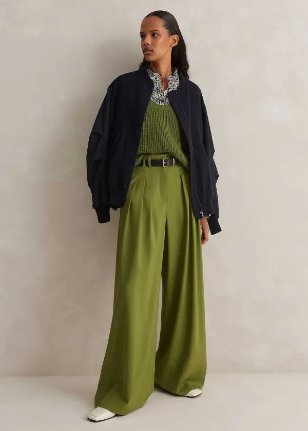 highwaisted_multi_pleat_trouser__belt_5.webp ME+EM High-Waisted Multi Pleat Trouser + Belt | Women Wide-Leg Trousers
