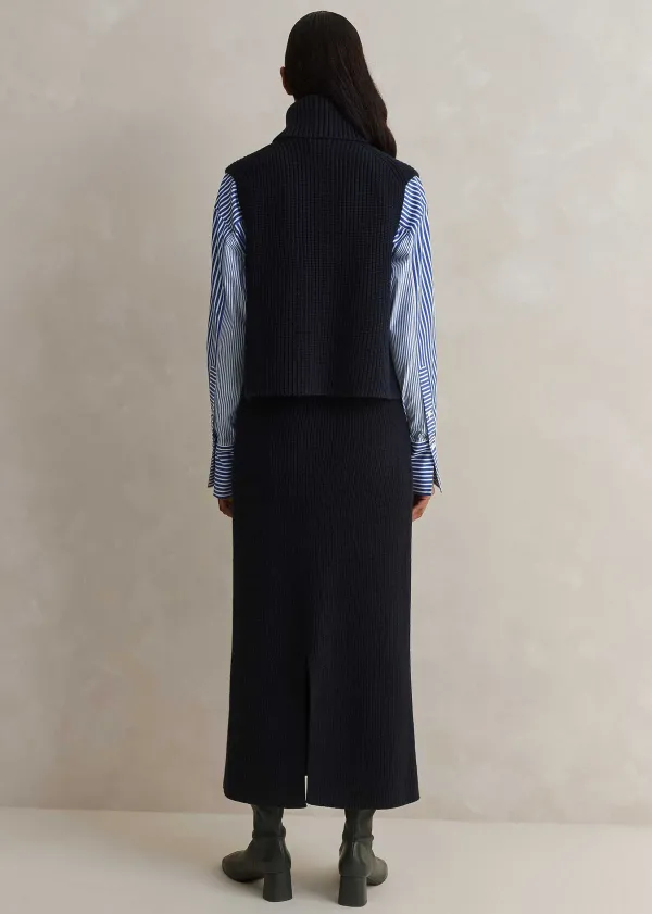 knitted_vest__skirt_coord_2.webp ME+EM Knitted Vest + Skirt Co-Ord | Women Suits And Co-Ords