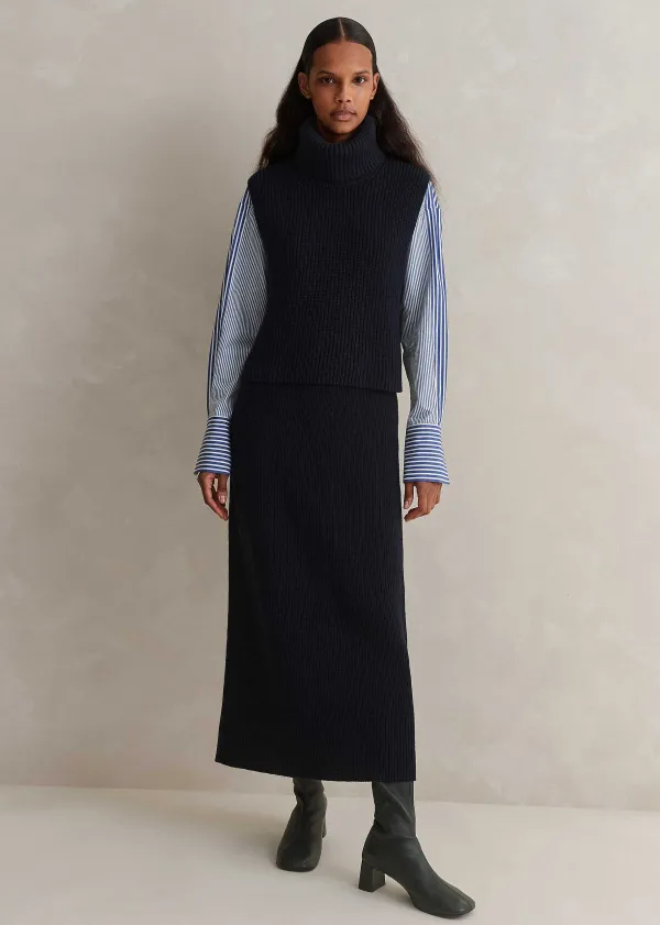 knitted_vest__skirt_coord_3.webp ME+EM Knitted Vest + Skirt Co-Ord | Women Suits And Co-Ords