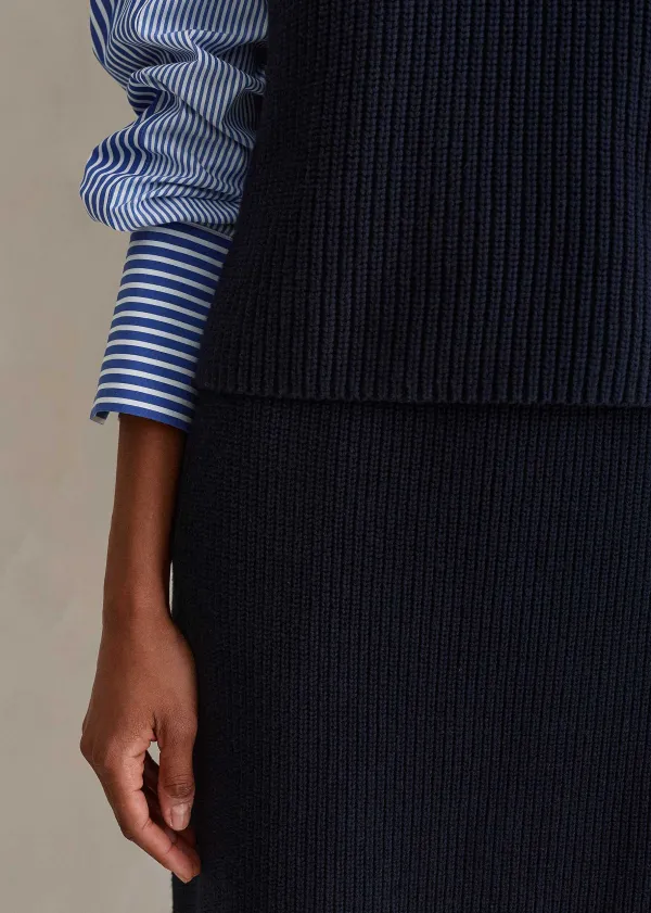 knitted_vest__skirt_coord_4.webp ME+EM Knitted Vest + Skirt Co-Ord | Women Suits And Co-Ords