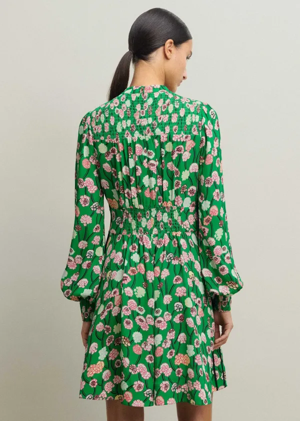 lantana_flower_print_short_boho_dress_4.webp ME+EM Lantana Flower Print Short Boho Dress | Women Short Dresses