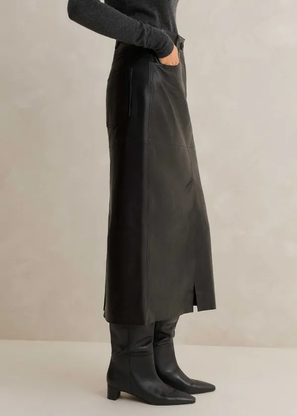 leather_midi_skirt_5.webp ME+EM Leather Midi Skirt | Women Skirts
