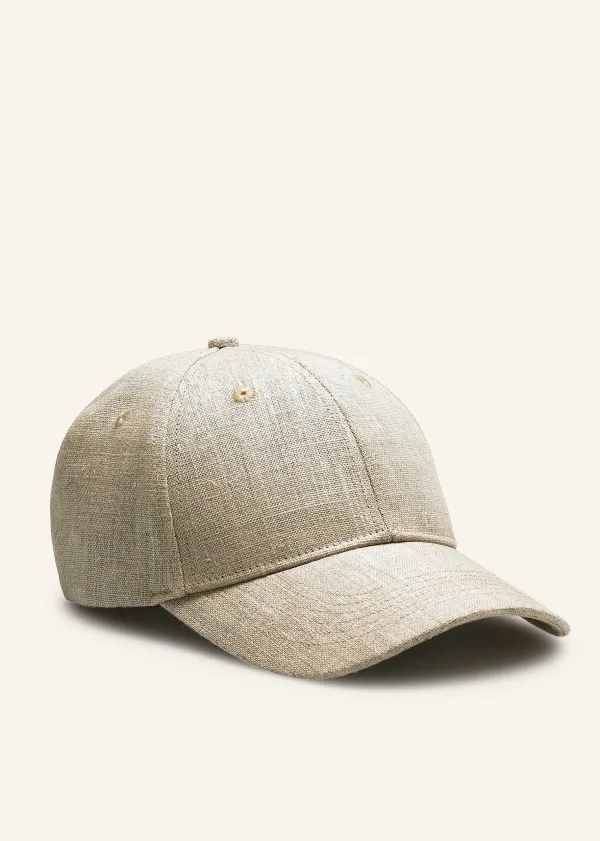 ME+EM Linen Baseball Cap | Women Hats And Scarves