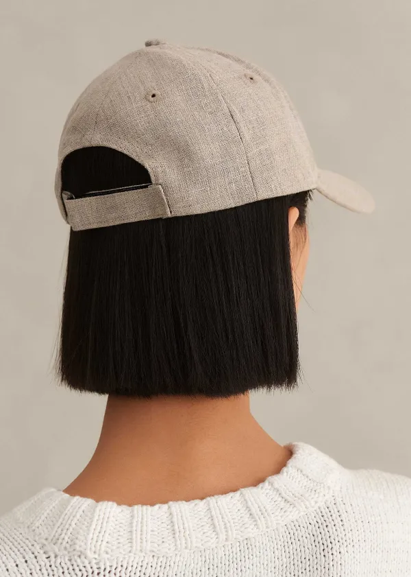 linen_baseball_cap_3.webp ME+EM Linen Baseball Cap | Women Hats And Scarves