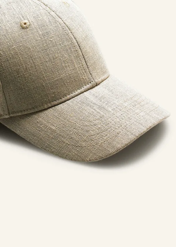 linen_baseball_cap_5.webp ME+EM Linen Baseball Cap | Women Hats And Scarves