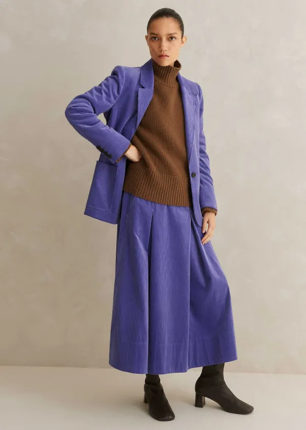 luxe_cord_aline_midi_skirt_3.webp ME+EM Luxe Cord A-Line Midi Skirt | Women Skirts