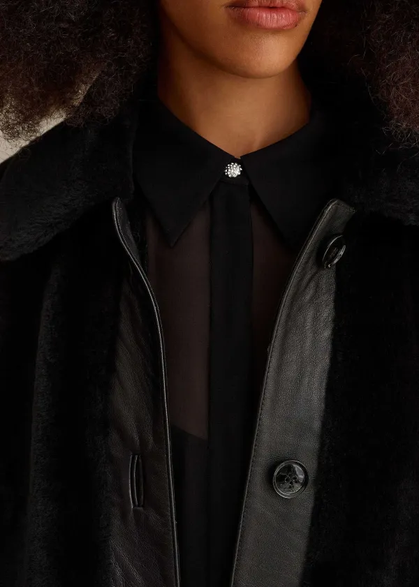 luxe_shearling_leather_mix_swing_coat_4.webp ME+EM Luxe Shearling Leather Mix Swing Coat | Women Coats