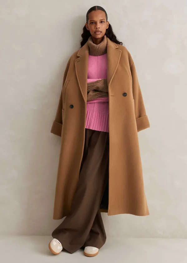 ME+EM Merino Cashmere Colour Block Jumper + Snood | Women Jumpers