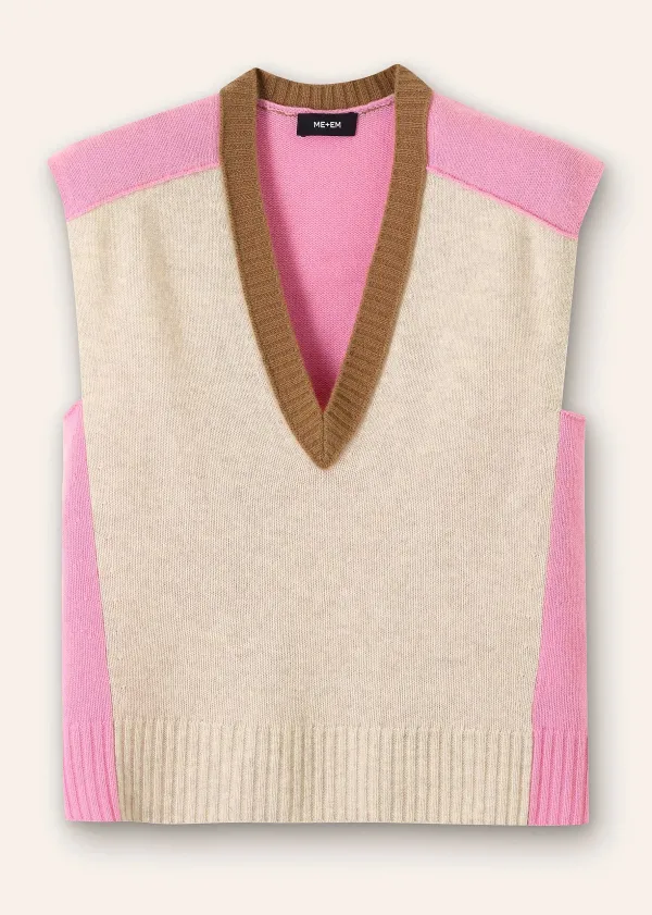 merino_cashmere_colour_block_vest_5.webp ME+EM Merino Cashmere Colour Block Vest | Women Vests