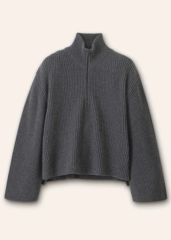 merino_cashmere_crop_half_zip_jumper_3.webp ME+EM Merino Cashmere Crop Half Zip Jumper | Women Jumpers