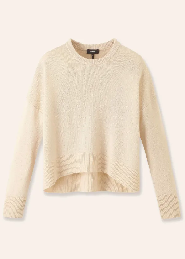 ME+EM Merino Cashmere Curved Hem Jumper + Snood | Women Jumpers