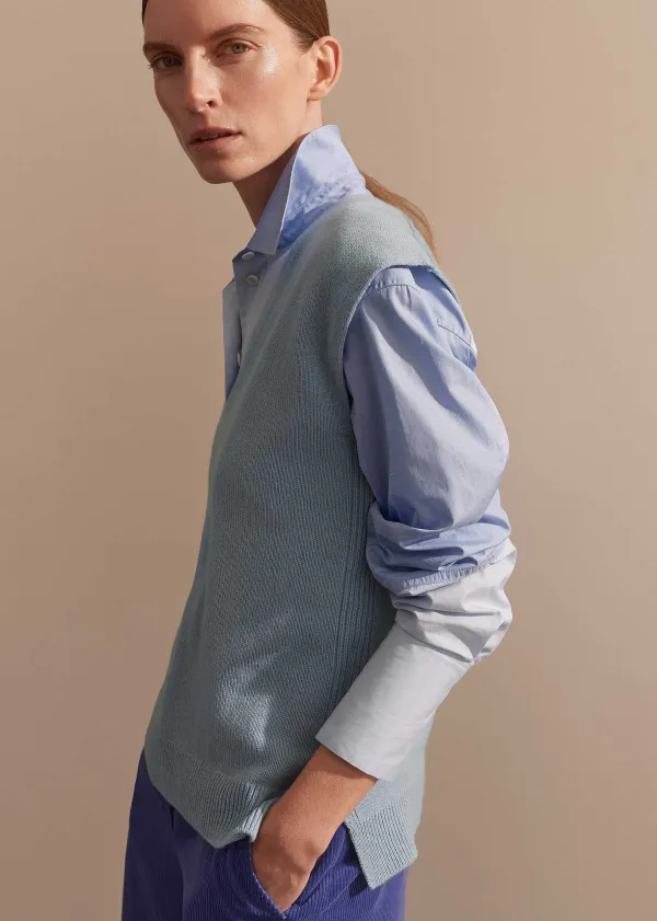 merino_cashmere_relaxed_vneck_vest_5.webp ME+EM Merino Cashmere Relaxed V-Neck Vest | Women Vests