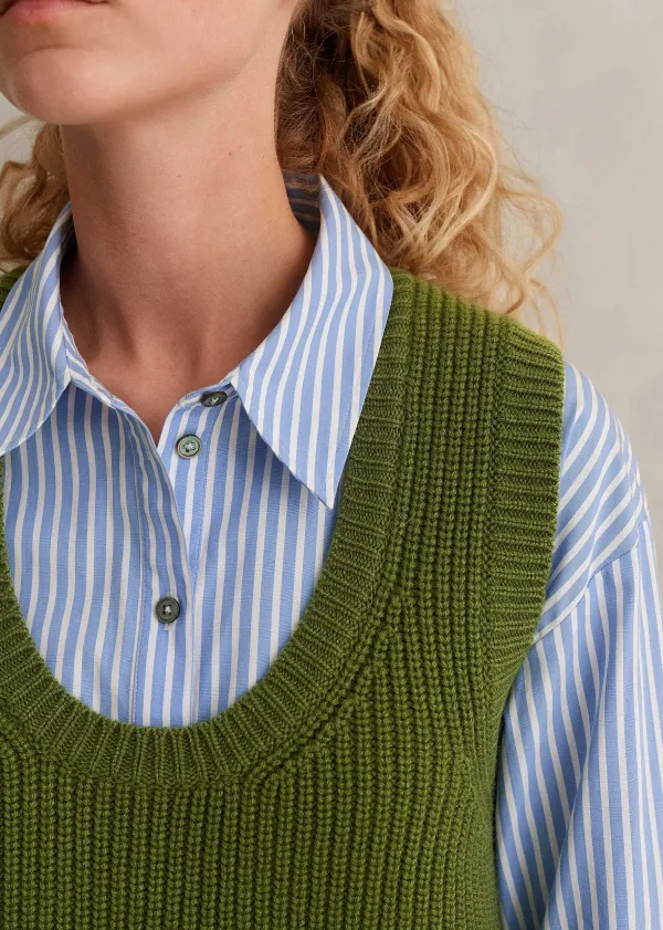 merino_cashmere_ribbed_scoop_neck_vest_5.webp ME+EM Merino Cashmere Ribbed Scoop Neck Vest | Women Vests