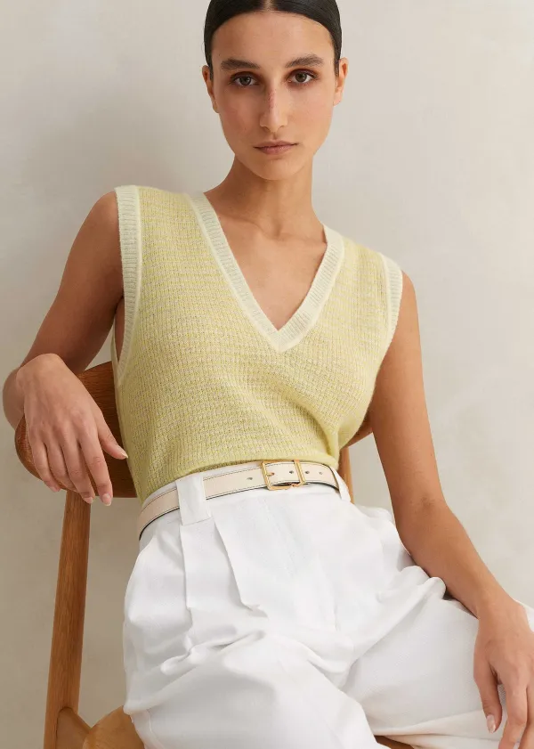 merino_cashmere_silk_lace_stitch_vest_3.webp ME+EM Merino Cashmere Silk Lace Stitch Vest | Women Vests