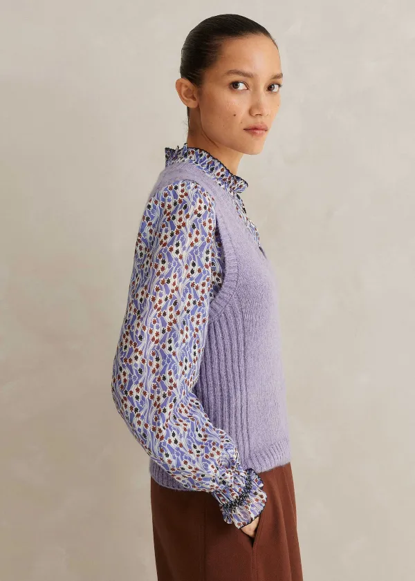 merino_cashmere_silk_scoop_neck_vest_2.webp ME+EM Merino Cashmere Silk Scoop Neck Vest | Women Vests