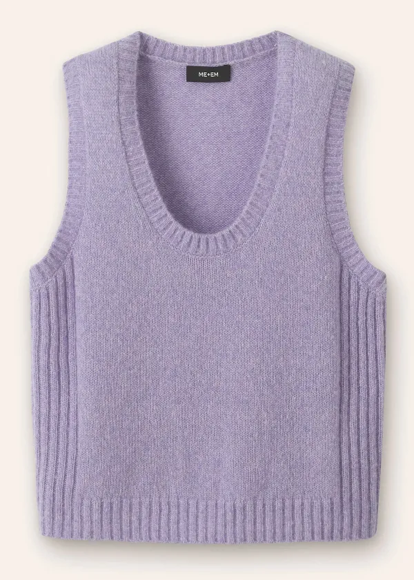 merino_cashmere_silk_scoop_neck_vest_3.webp ME+EM Merino Cashmere Silk Scoop Neck Vest | Women Vests