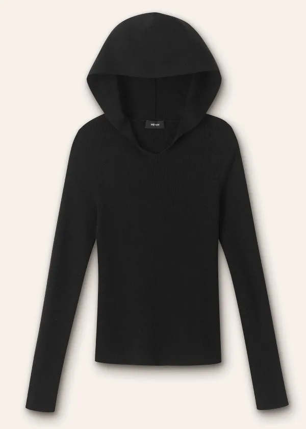 ME+EM Merino Stretch Rib Layering Hoody | Women Hoodies