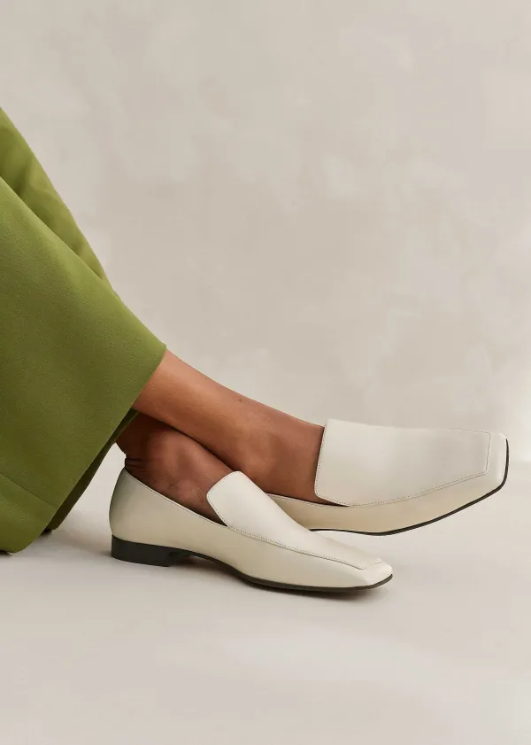 ME+EM Modern Leather Loafer | Women Flat Shoes