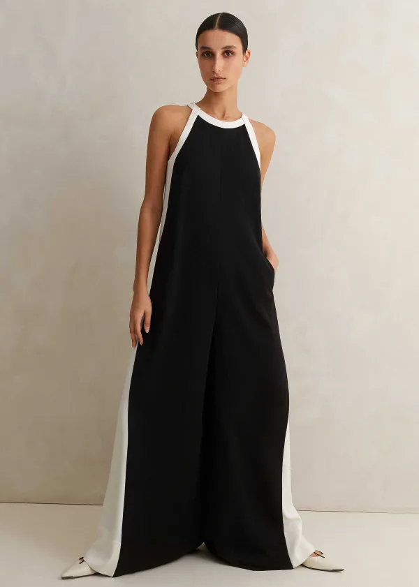 monochrome_halterneck_jumpsuit__belt_3.webp ME+EM Monochrome Halterneck Jumpsuit + Belt | Women Jumpsuits