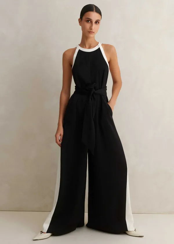 monochrome_halterneck_jumpsuit__belt_5.webp ME+EM Monochrome Halterneck Jumpsuit + Belt | Women Jumpsuits