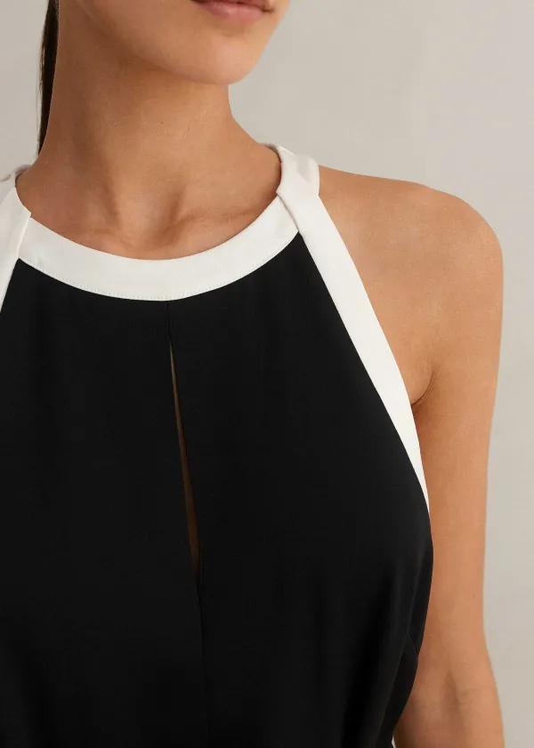 monochrome_halterneck_jumpsuit__belt_7.webp ME+EM Monochrome Halterneck Jumpsuit + Belt | Women Jumpsuits